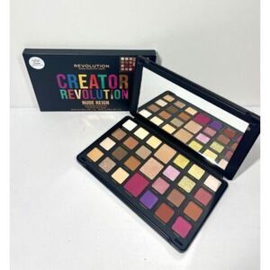 REVOLUTION Creator Revolution NUDE REIGN Limitless Eyeshadow Palette NIB